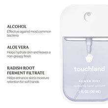 Load image into Gallery viewer, Touchland Beach Coco Power Mist Hydrating Hand Sanitizer