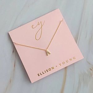 Understated Beauty Gold Initial Necklace