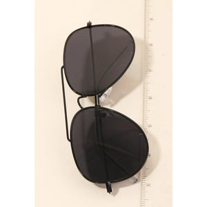 Reverse Lens Aviator Sunglasses Gold/Green