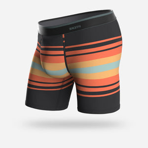 Classic Boxer Brief Print Sunday Stripe Black