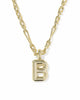 Kendra Scott Bubble Letter Necklace in Gold-B