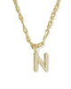 Kendra Scott Bubble Letter Necklace in Gold-N
