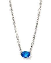 Load image into Gallery viewer, Kendra Scott Silver Cailin Pendant Necklace in Blue Violet Crystal