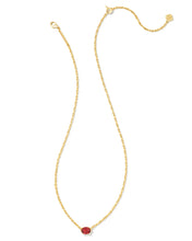 Load image into Gallery viewer, Kendra Scott Gold Cailin Pendant Necklace in Burgundy Crystal