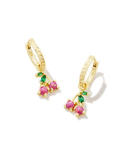 Load image into Gallery viewer, Kendra Scott Cherry Huggie Earrings