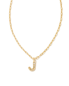 Kendra Scott Gold Crystal Letter Pendant Necklace