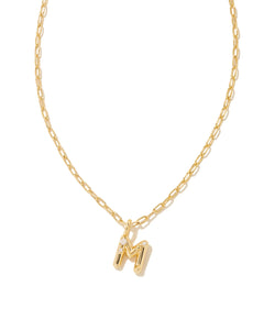 Kendra Scott Gold Crystal Letter Pendant Necklace