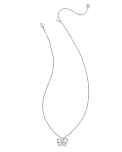 Kendra Scott Silver Mae Butterfly Pendant Necklace Ivory MOP