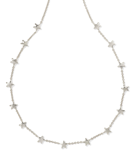 Kendra Scott Sierra Silver Star Strand Necklace