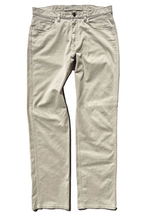 Coastal Cotton Khaki Stretch Twill Five Pocket Pants