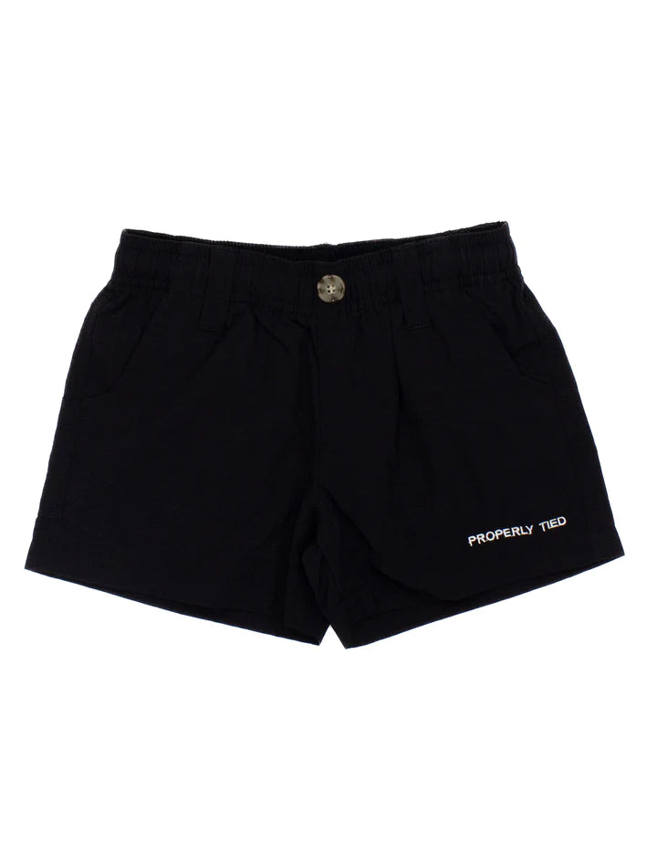 Properly Tied Boys Mallard Short Black