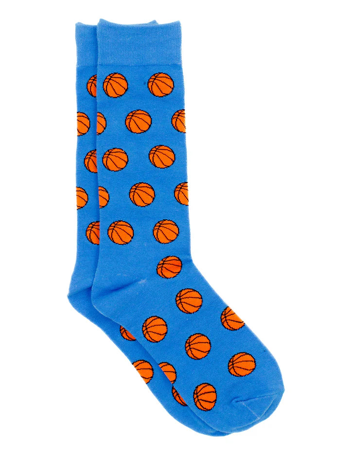 Properly Tied Men's Lucky Duck Socks Basketball