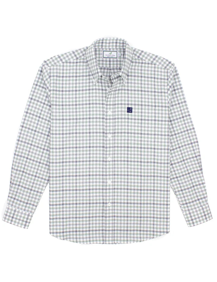 Properly Tied Men's Classic Flannel in Grassland