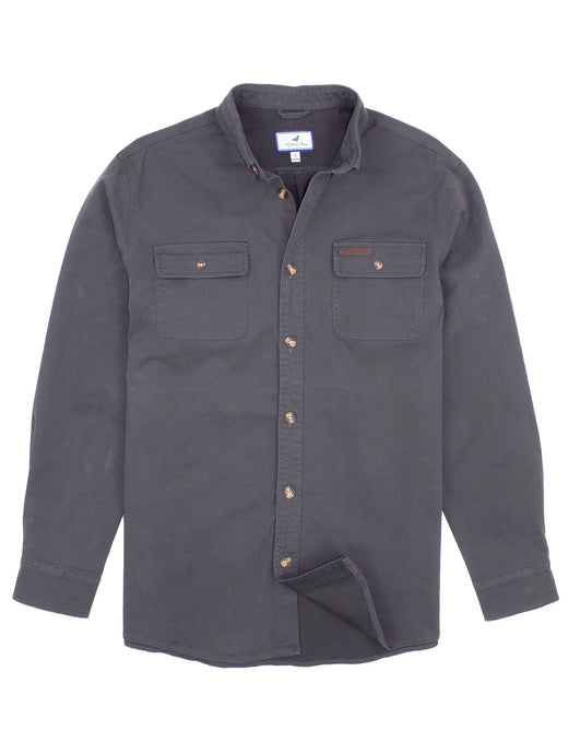 Properly Tied Men's Harvest Workshirt Charcoal