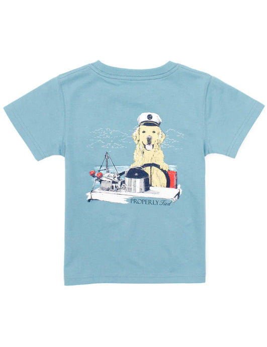 Properly Tied Boys Golden Captain SS Tee