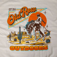 Load image into Gallery viewer, Old Row Outdoors Cowboy Banquet SS Pocket Tee in Ivory