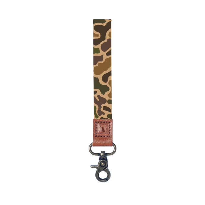 Local Boy Old School Camo Wrist Lanyard