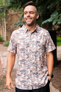 Burlebo Pintail Camo Performance Button Up