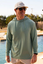 Load image into Gallery viewer, Burlebo Men&#39;s Ocean Swell Performance Hoodie