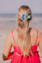 Load image into Gallery viewer, Teleties Small Flat Square Hair Clip Poolside