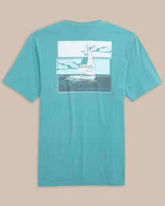 Southern Tide Men's Set Sail Tri SS Tee