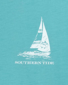 Southern Tide Men's Set Sail Tri SS Tee