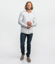 Load image into Gallery viewer, Southern Shirt Company Max Comfort Henley LS Stone