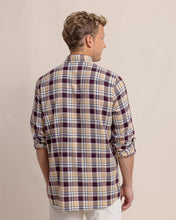 Load image into Gallery viewer, Southern Tide Men&#39;s Sweetgrass Plaid Beach Flannel Sport Shirt