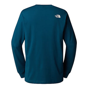 The North Face Men’s Varsity LS Tee in Midnight Petrol