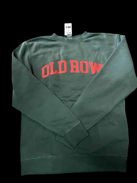 Old Row Pigment Dyed Crewneck in Green