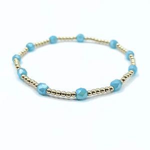 Erin Gray The Key West Gold-Filled and Waterproof Bracelet Turquoise