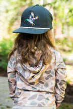 Load image into Gallery viewer, Burlebo Pintail Camo Youth Performance Hoodie