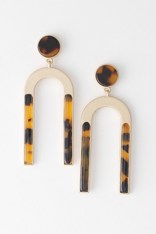 Marbled Arch Dangle Earrings