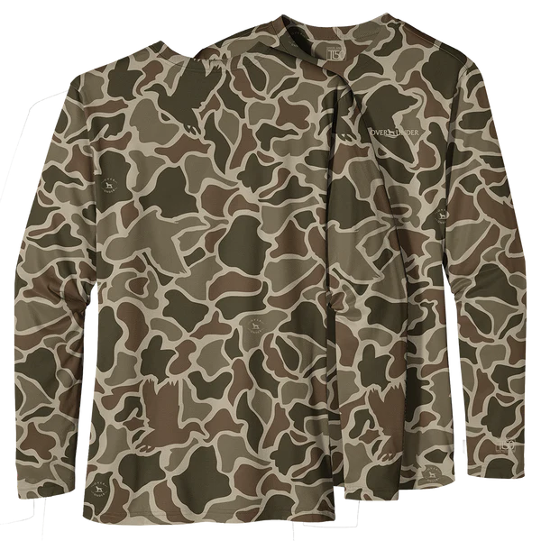 Over Under Timber Tech Duck Camo Long Sleeve Tee