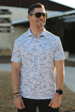 Load image into Gallery viewer, Burlebo White Camo Performance Polo