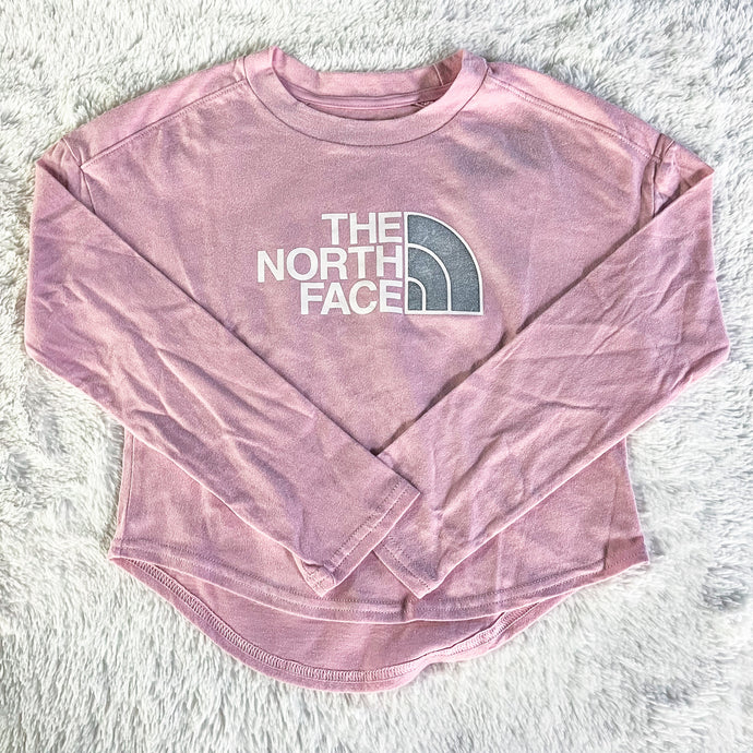 The North Face Girls Longsleeve Graphic Tee Cameo Pink