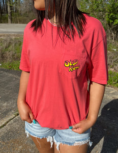 Old Row Spring Break Party Bus Pocket Tee