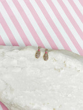 Load image into Gallery viewer, Rhinestone Bowling Pin Stud Earrings