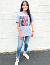 Load image into Gallery viewer, Mama Pink Leopard Lightening Bolt Tee