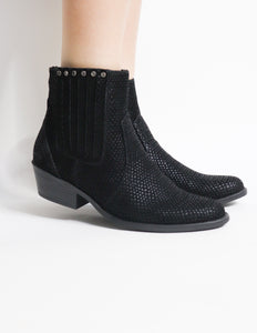 Caitlynn Blowfish Shoes - Black Exotic Raven