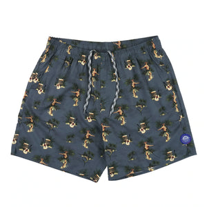 Aftco Boatbar Swim Trunks-Charcoal