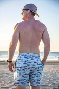 Burlebo Swim Trunks Fish Fin