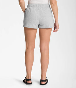 The North Face Women's Half Dome Fleece Shorts Lt Grey Heather