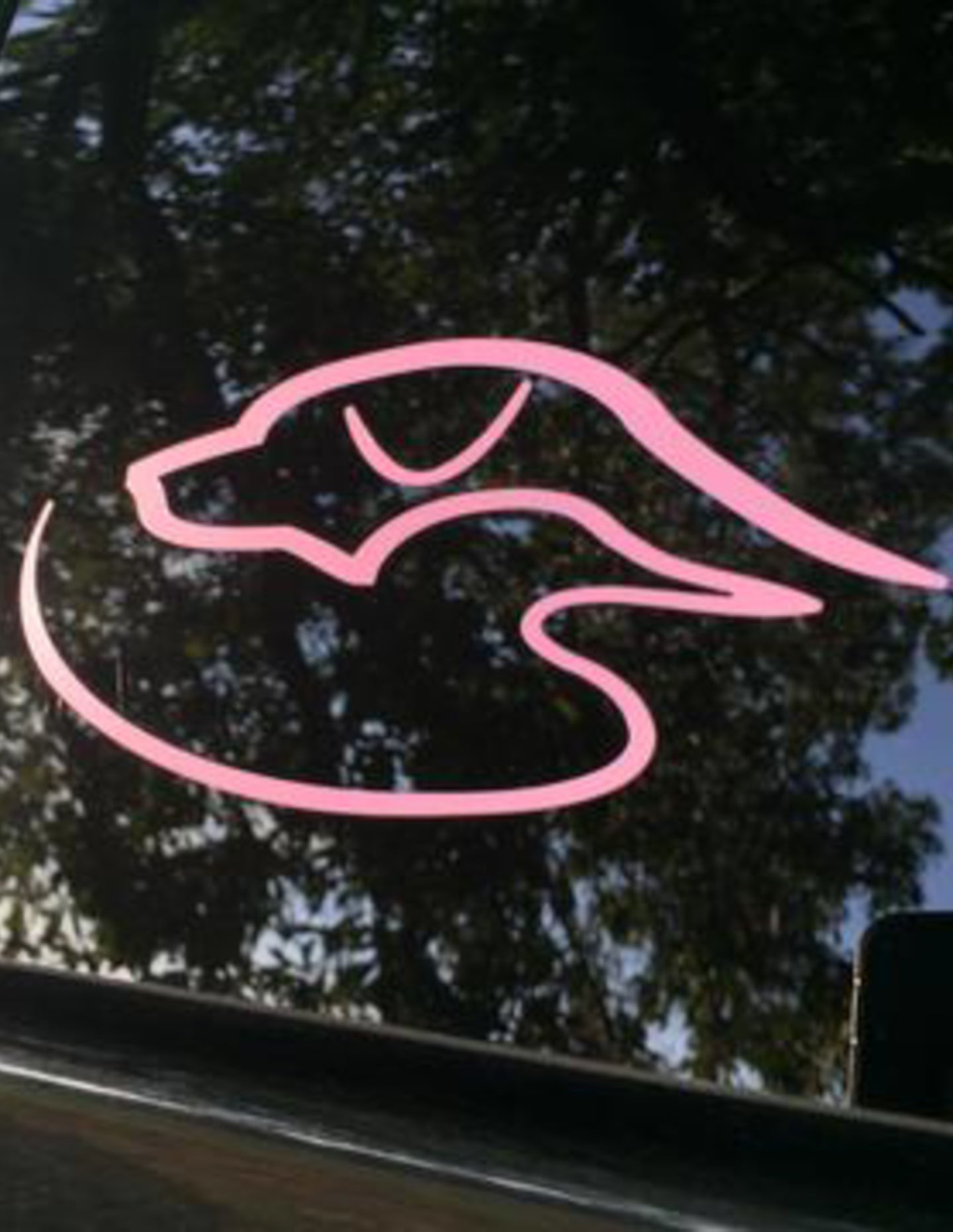 Duck Dog Car Decal Emblem