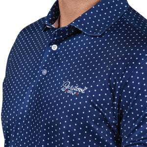 Barstool Sports Golf Star Print Polo