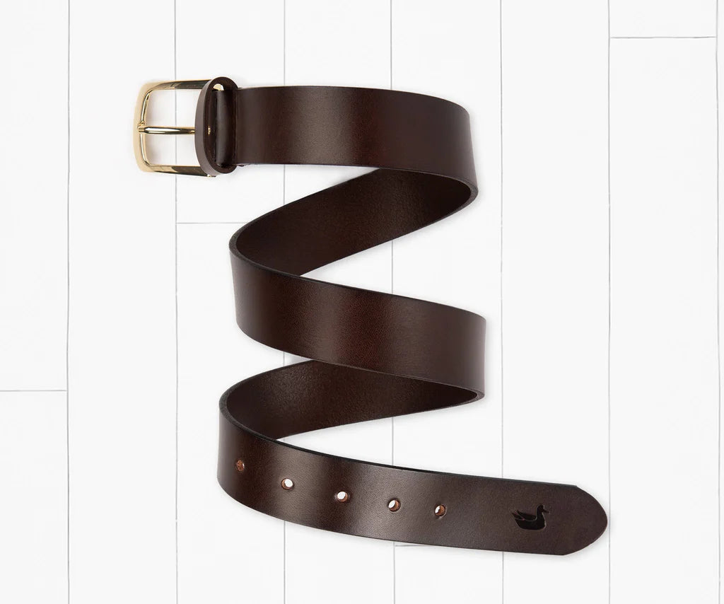 Southern Marsh Stamped Belt-Dark Brown