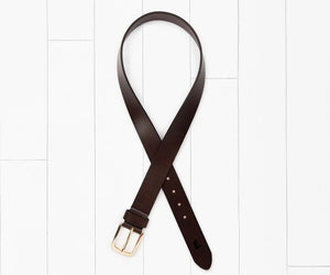 Southern Marsh Stamped Belt-Dark Brown