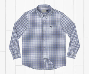 Southern Marsh Youth Oak Grove Washed Gingham Dress Shirt