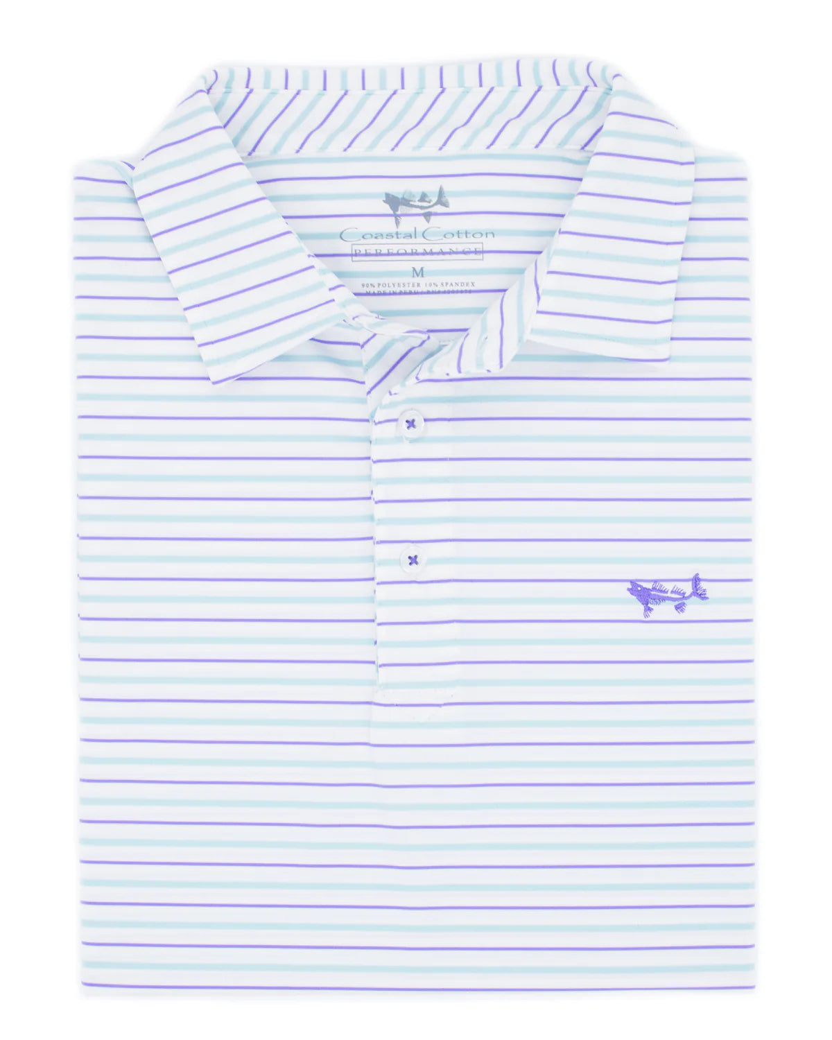 Coastal Cotton Bay Green Polo