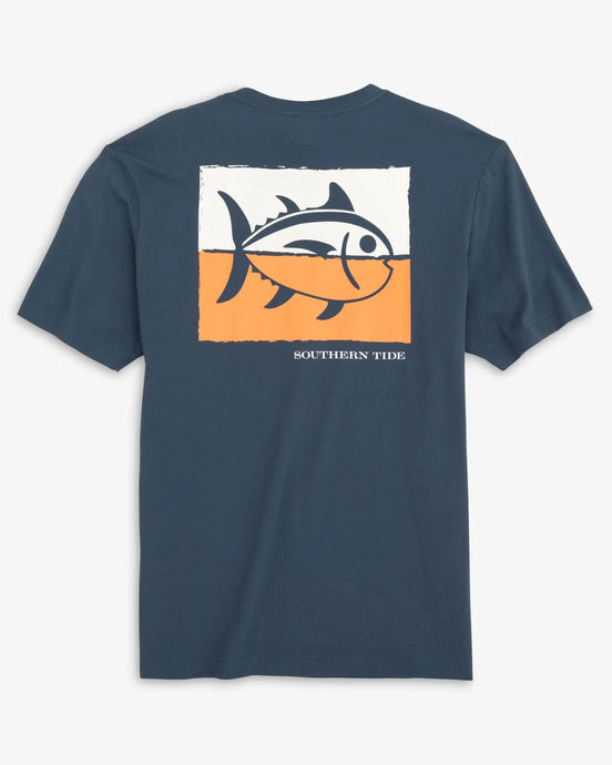 Southern Tide Men's Duel Color Skipjack SS Tee